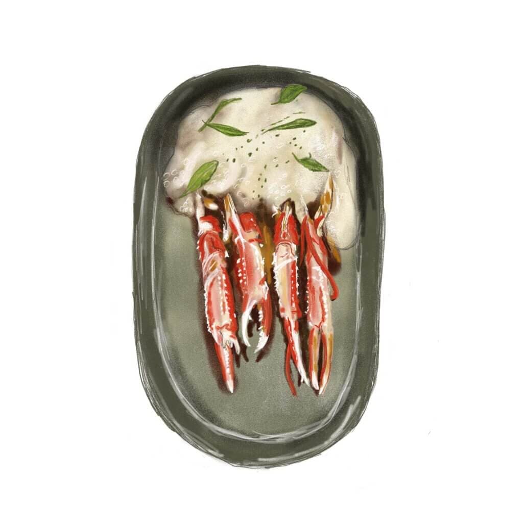 Langoustines uit Miljuschka Magazine #1