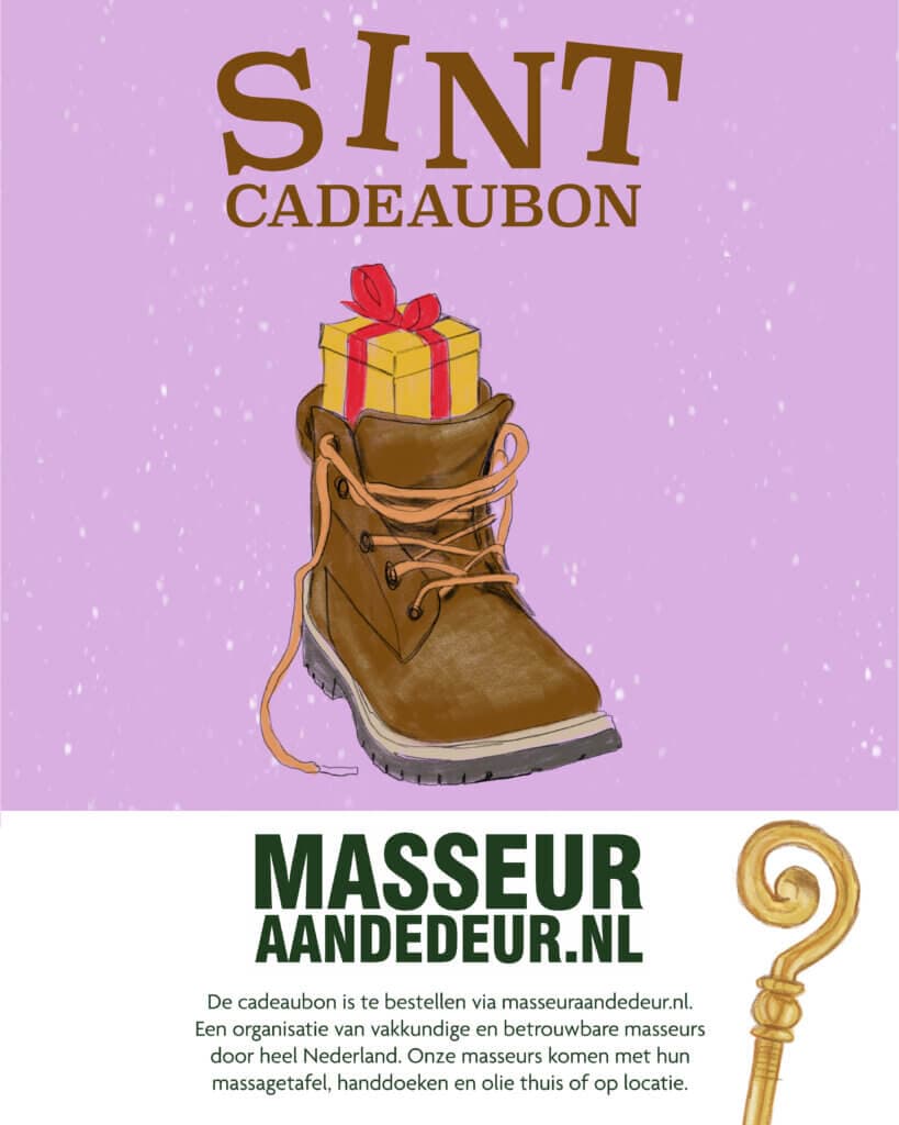Sinterklaasmailing Masseur aan de deur